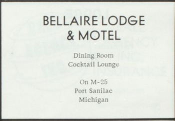 Bellaire Motel & Lodge - 1976 Yearbook Ad
